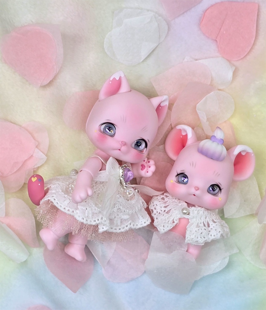 [EnfantdollxLatidoll] (限定10セット) バレンタイン限定ピンクver. ヘーゼル - フルセット