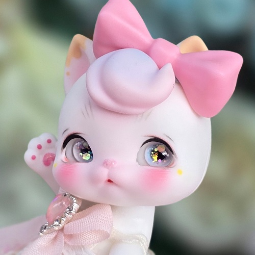 [Gf Dolls]リボンヘアパーツ(ピンク色)