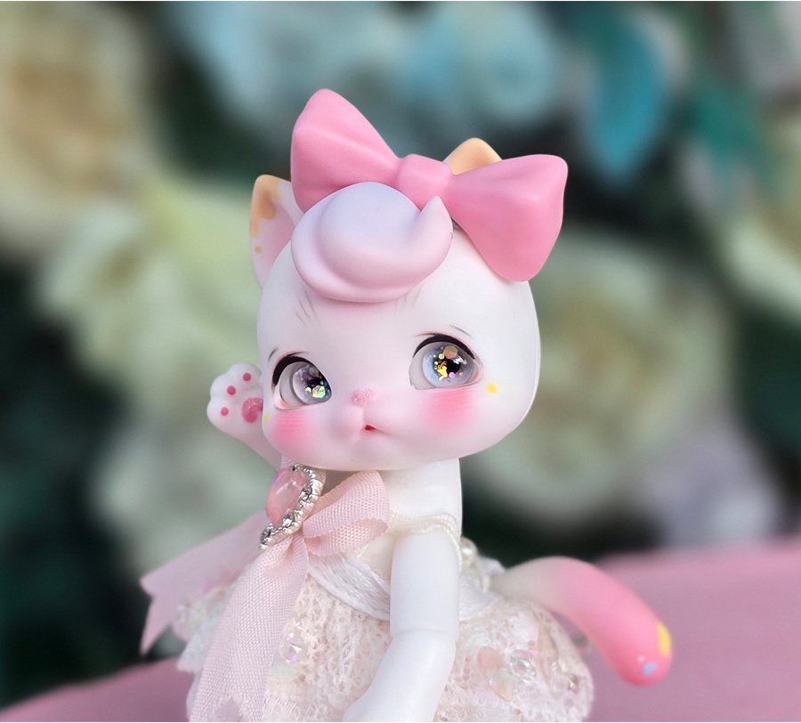 [Gf Dolls]リボンヘアパーツ(ピンク色)