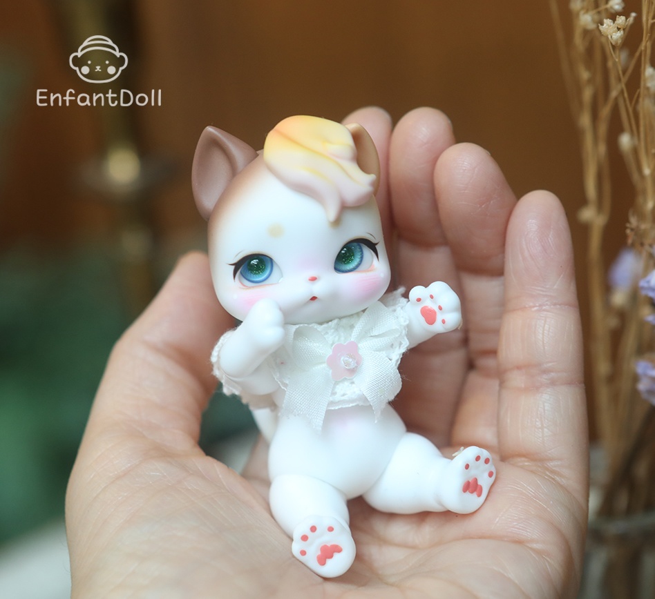 [アンパンドル-アニファンHazel-カリコ猫] 購入即時発送/ココリアン互換 / 猫球体関節人形