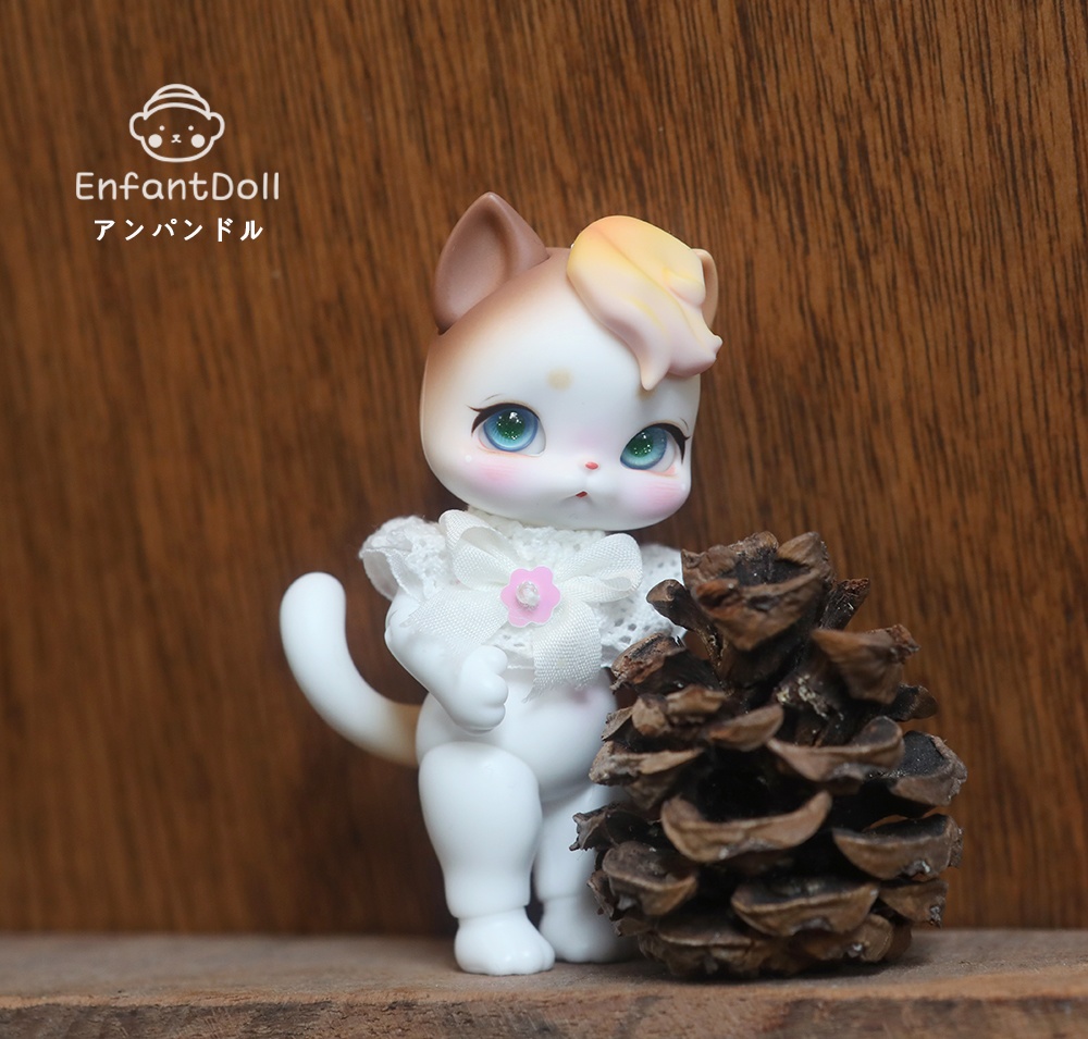 [アンパンドル-アニファンHazel-カリコ猫] 購入即時発送/ココリアン互換 / 猫球体関節人形