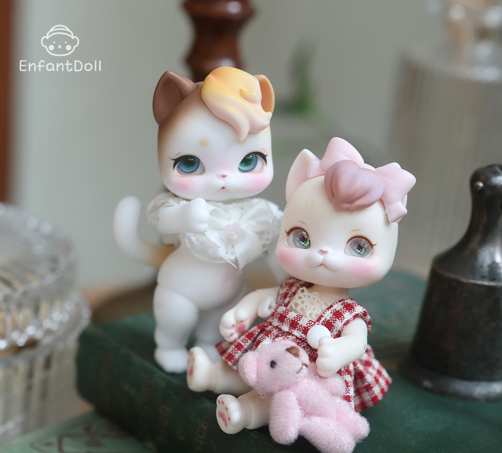 [アンパンドル-アニファンHazel-カリコ猫] 購入即時発送/ココリアン互換 / 猫球体関節人形