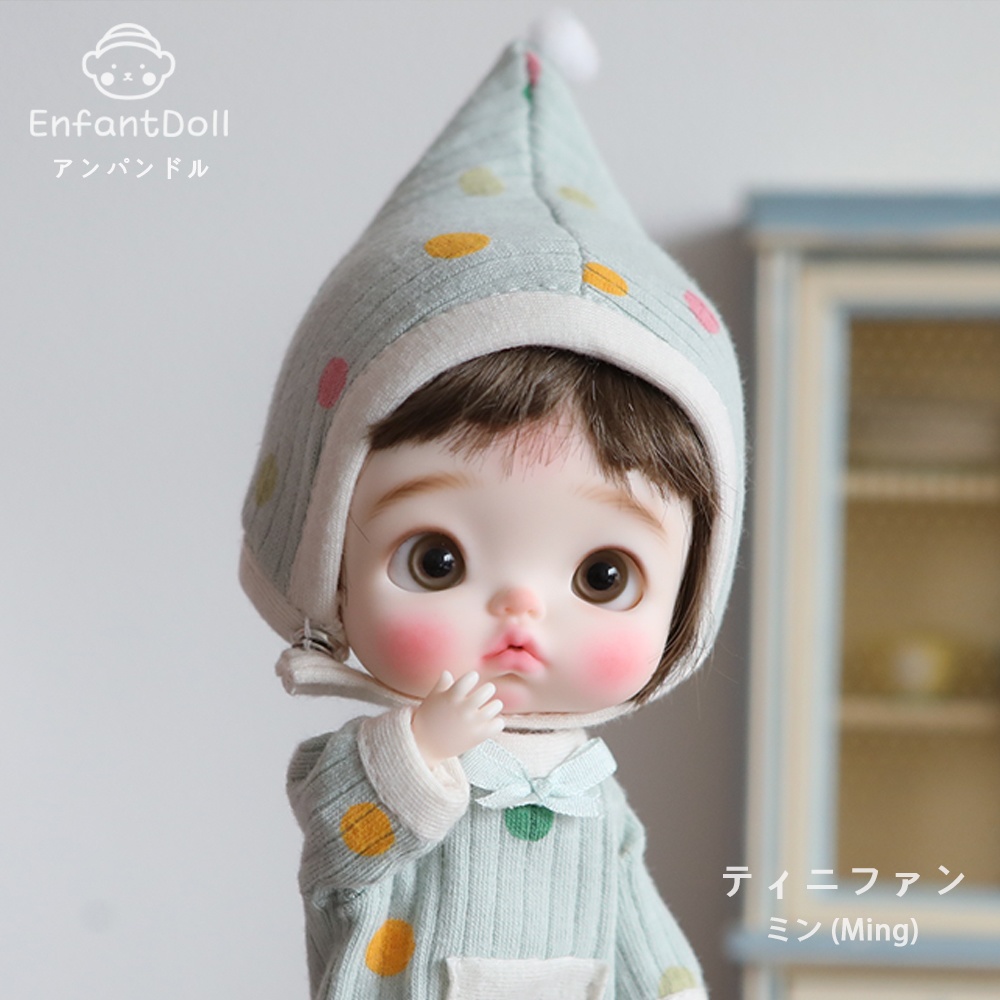 [アンパンドル - ティニパン ミン(Ming) - メイクアップ Cタイプ] 送料無料 / オビツ11 互換 / 球体関節人形
