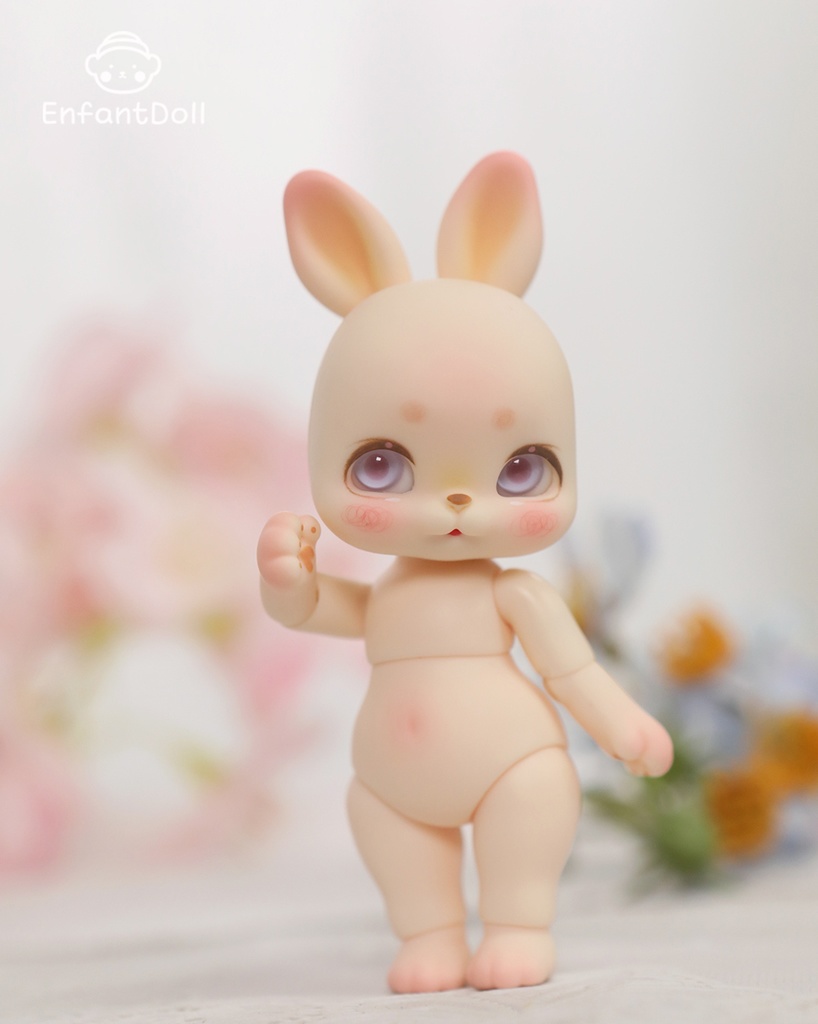 [アンパンドル-アニファン ベーシックRuby(ルビー)] 送料無料 / ピーチスキン / うさぎ球体関節人形