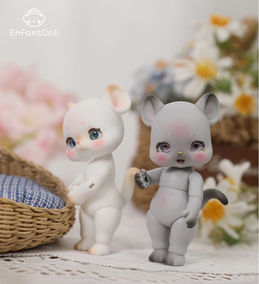 [アンパンドル-アニファン にっこりポコリ(Pocori)] 送料無料 / グレースキン / ネズミ球体関節人形