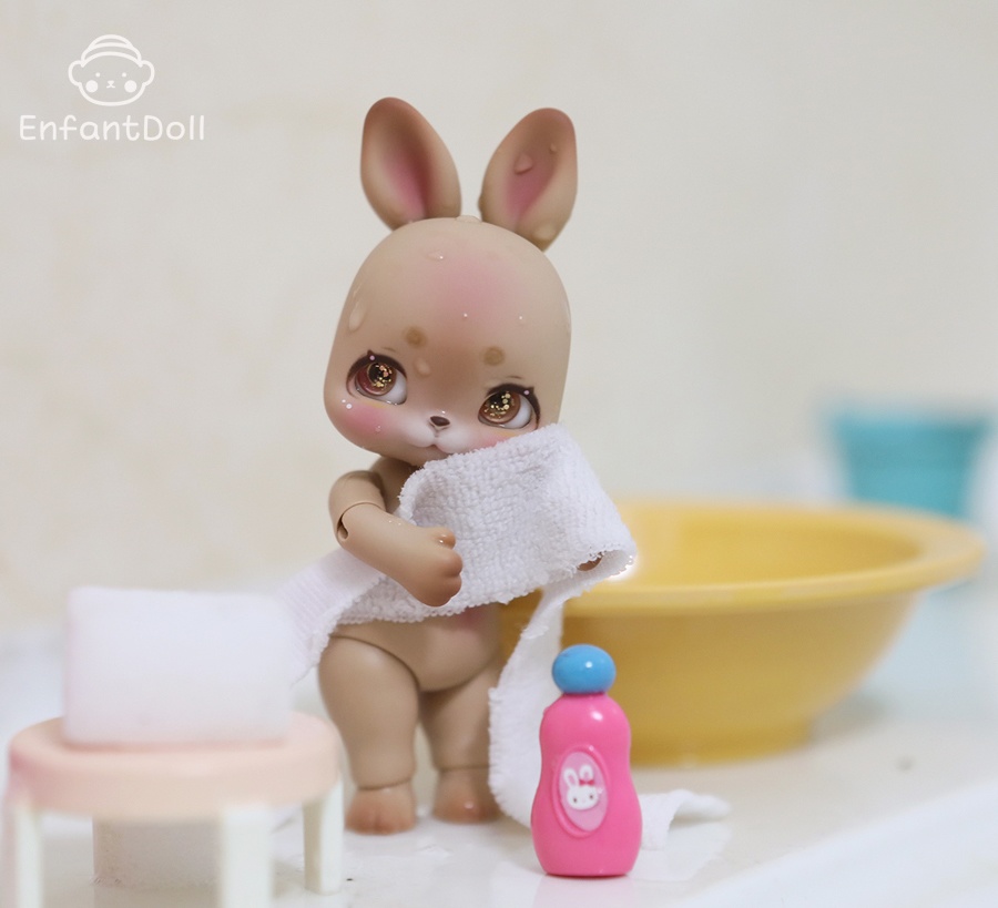 [アンパンドル-アニファン ベーシックRuby(ルビー)] 送料無料 / ラテスキン / うさぎ球体関節人形 / クムクク互換