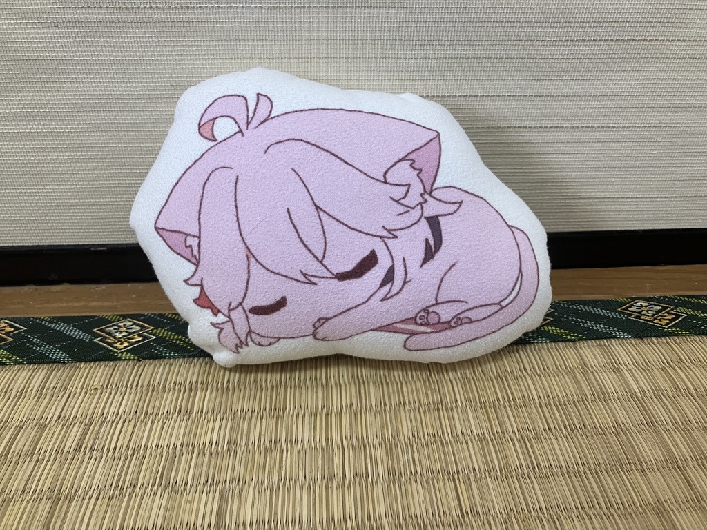 ミニ猫クッション万葉