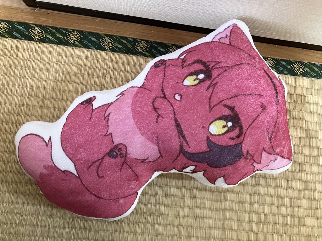 ふかふか猫クッション平蔵