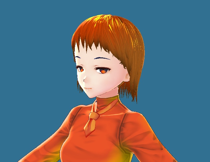 VRMモデル エゾスカシユリちゃん