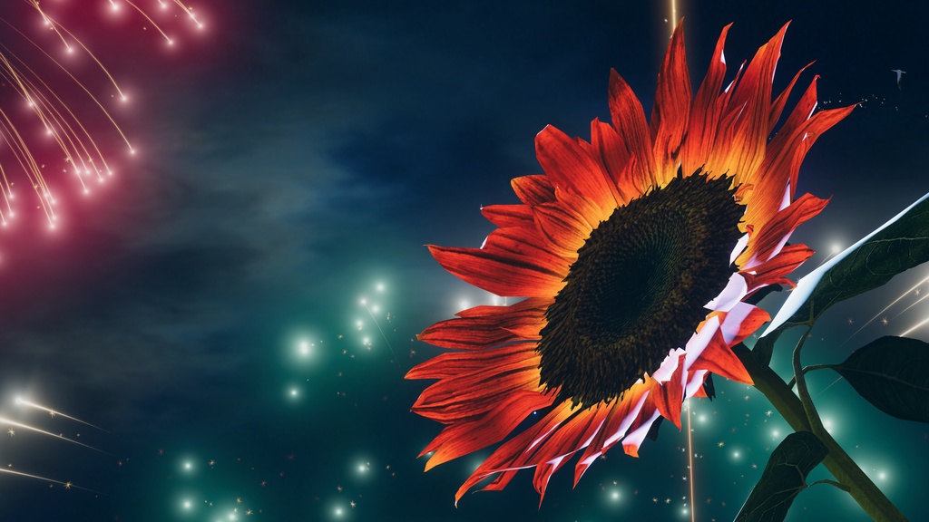 SunflowerBouquet【VRCアバターギミック】