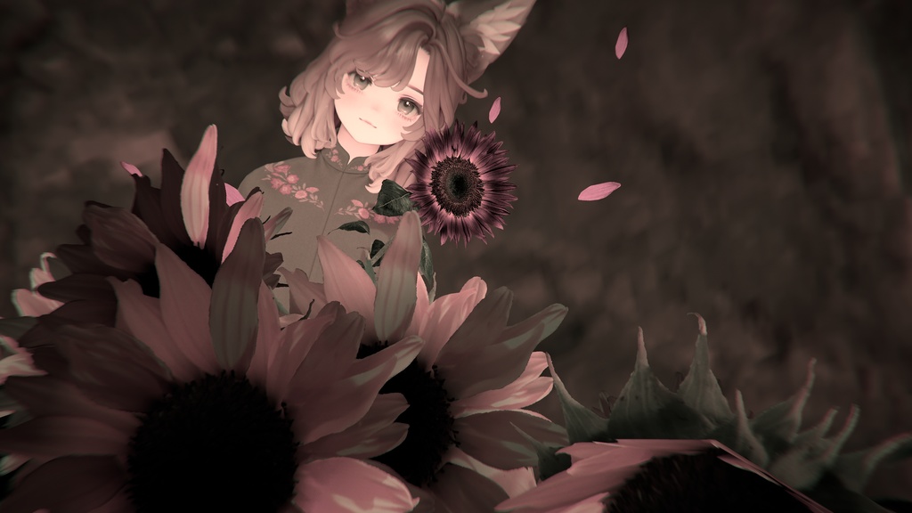 SunflowerBouquet【VRCアバターギミック】