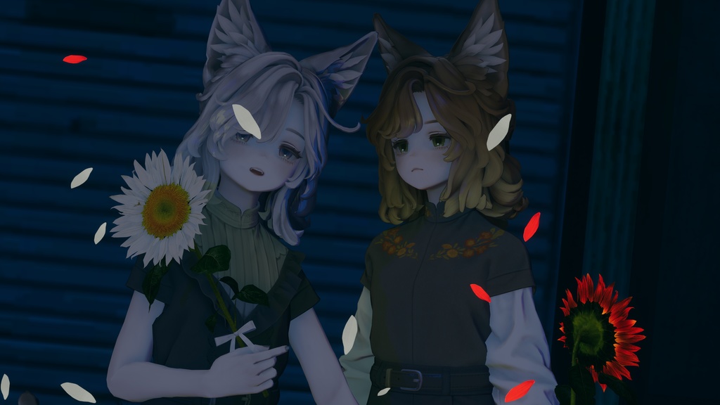 SunflowerBouquet【VRCアバターギミック】