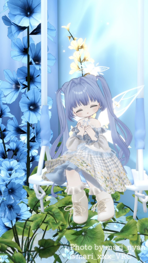 【16アバター対応】AirIntakeHeroine【VRC想定Hair】