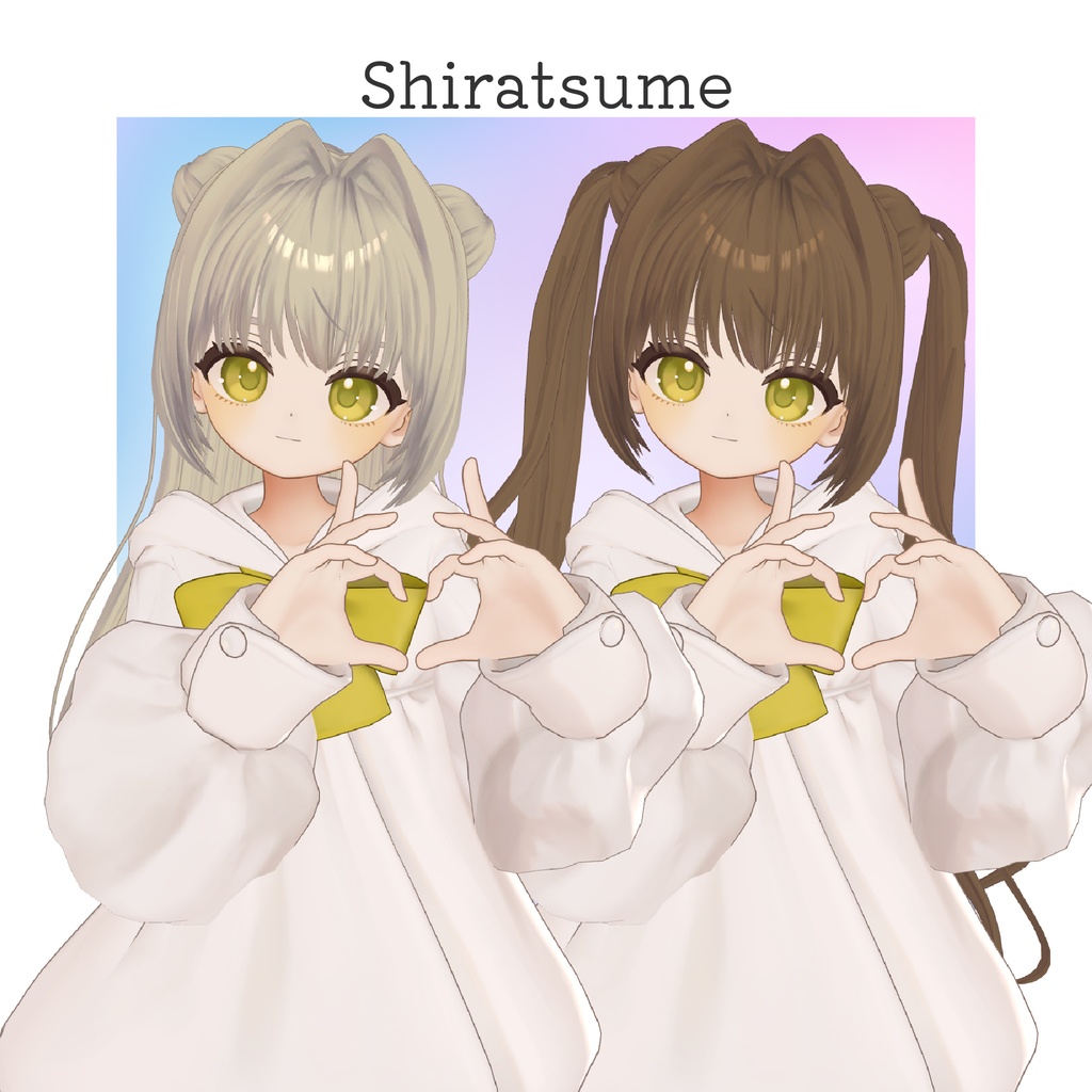 【16アバター対応】AirIntakeHeroine【VRC想定Hair】