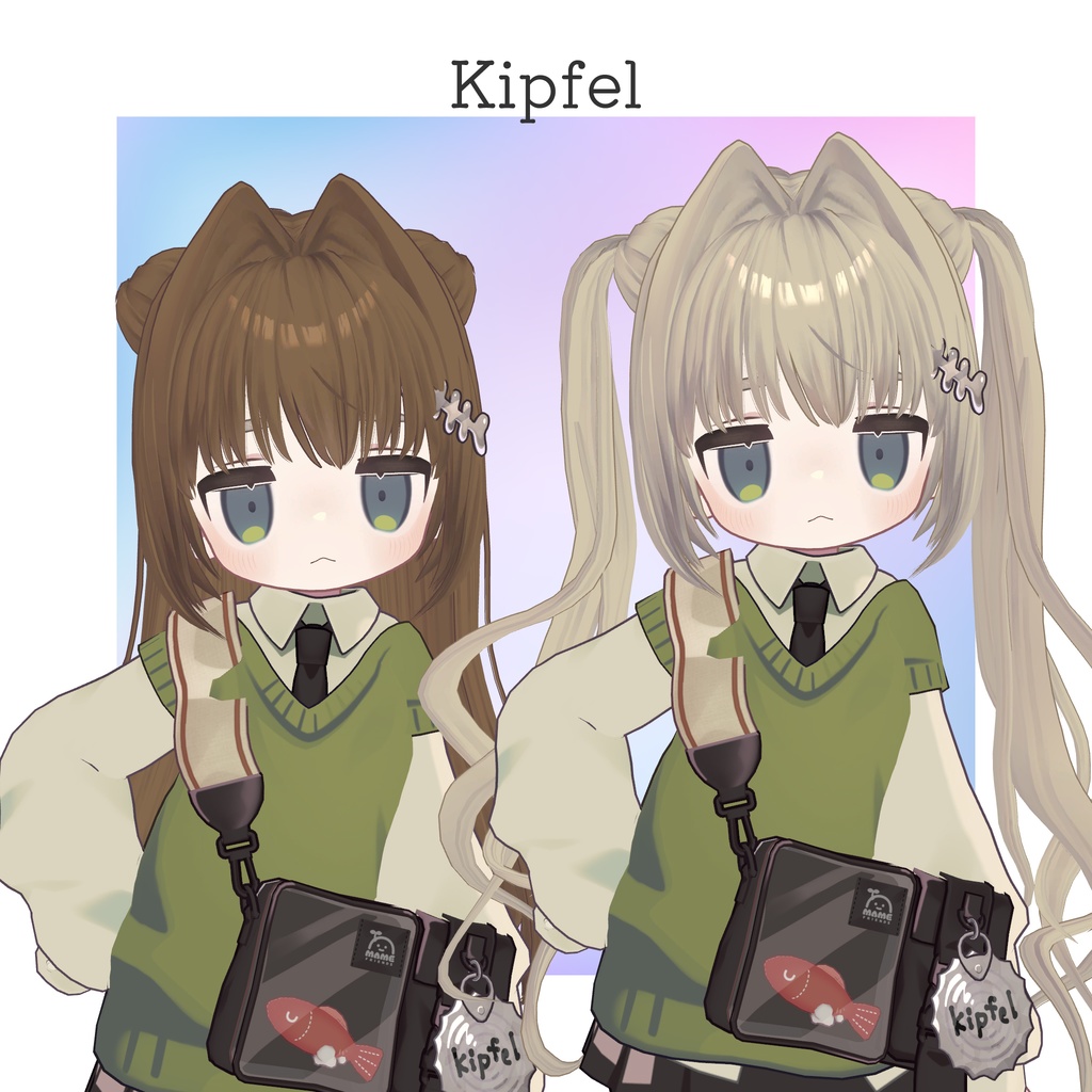 【16アバター対応】AirIntakeHeroine【VRC想定Hair】