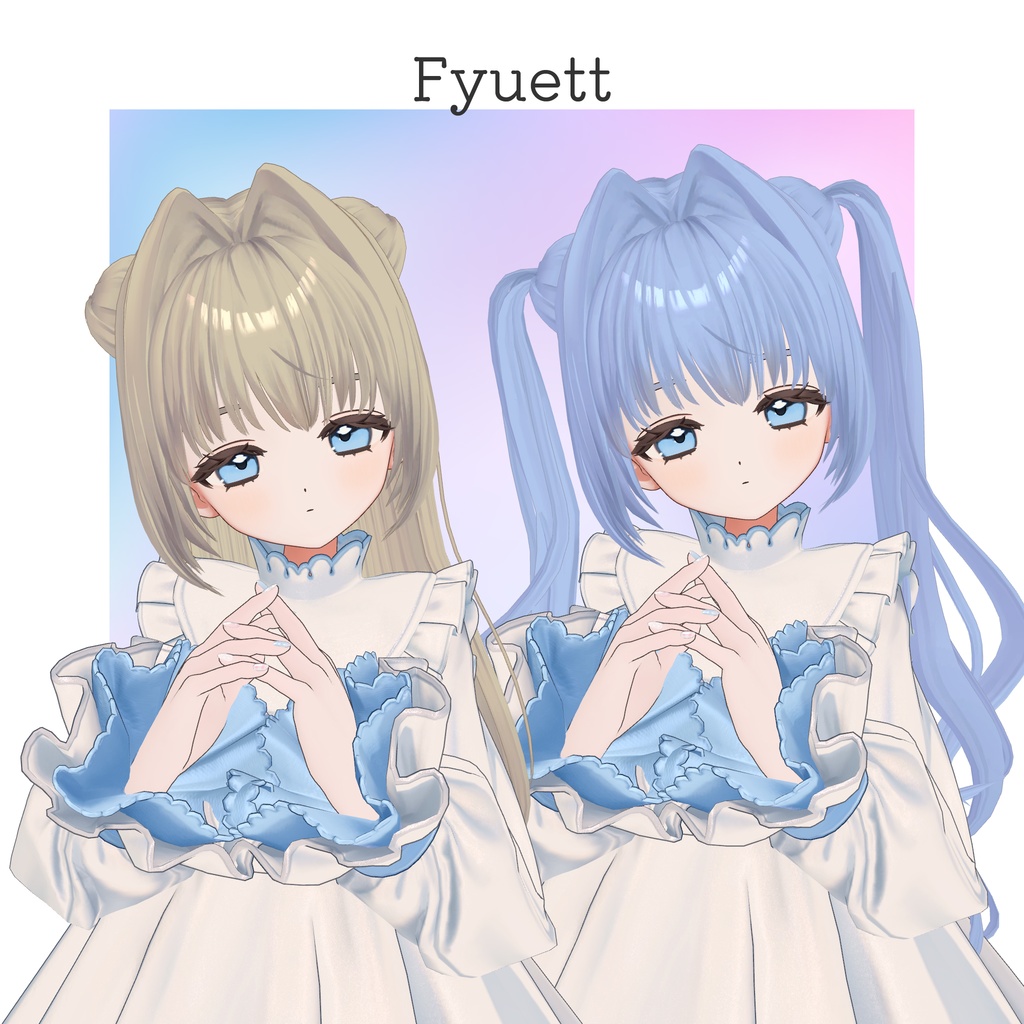 【16アバター対応】AirIntakeHeroine【VRC想定Hair】