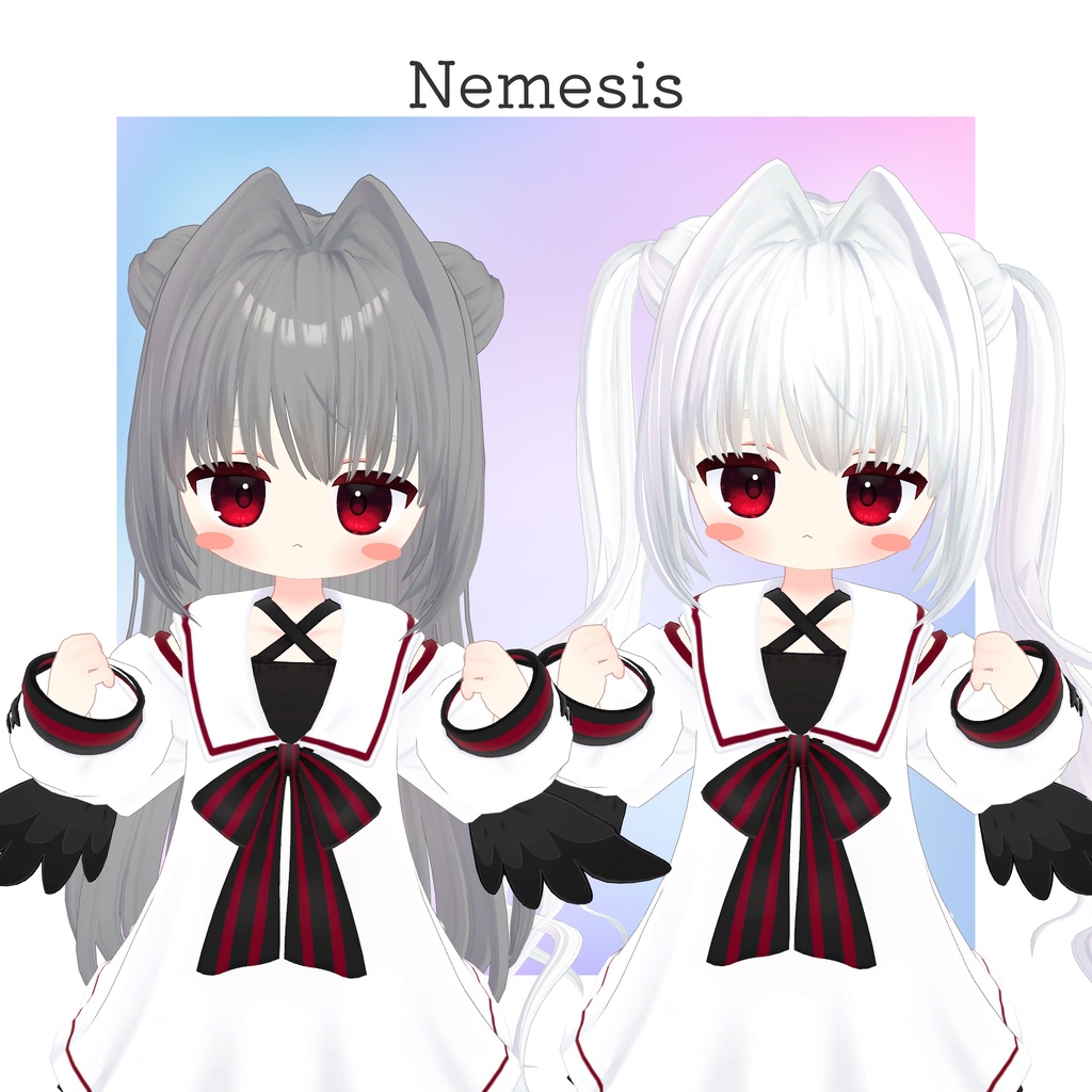 【16アバター対応】AirIntakeHeroine【VRC想定Hair】