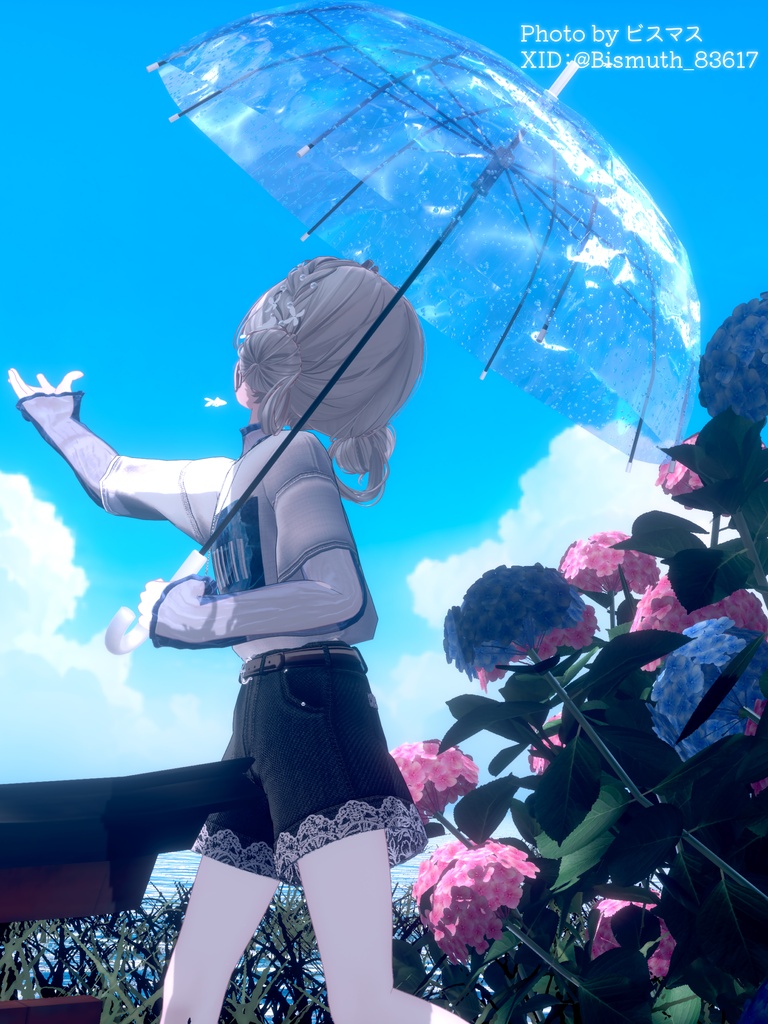 【✨v2.0にアップデートしました✨】☔ Raindrops Umbrella ☔【PCVRアバターギミック】