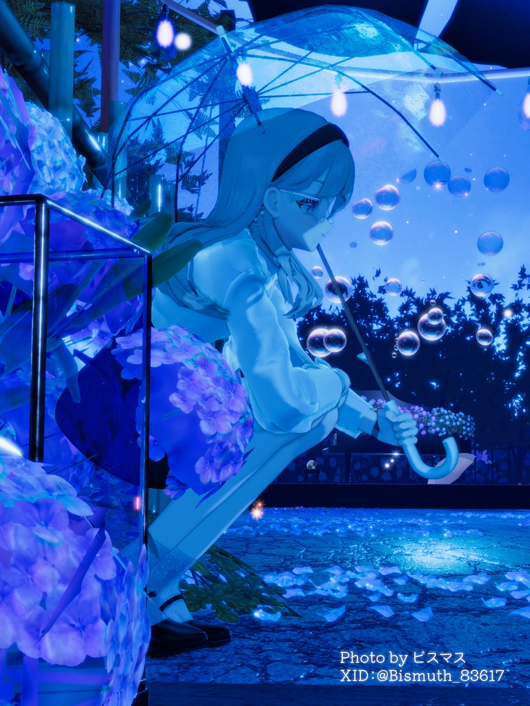 【✨v2.0にアップデートしました✨】☔ Raindrops Umbrella ☔【PCVRアバターギミック】