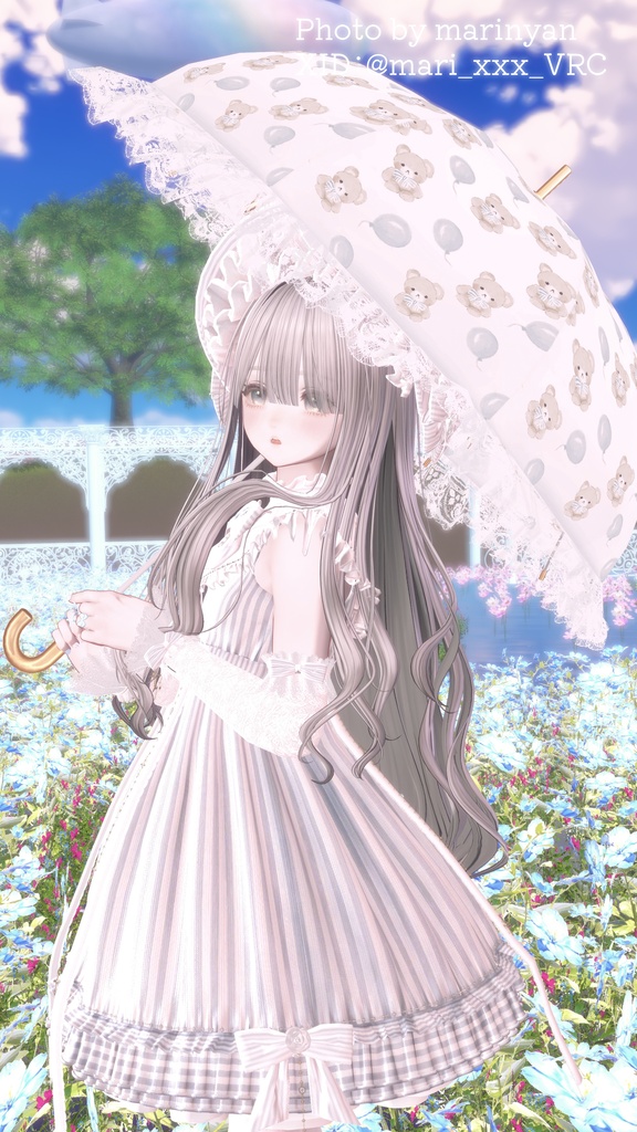 【✨v2.0にアップデートしました✨】☔ Raindrops Umbrella ☔【PCVRアバターギミック】