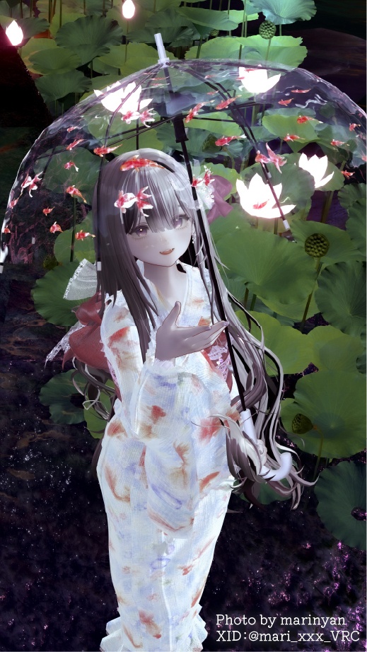 【✨v2.0にアップデートしました✨】☔ Raindrops Umbrella ☔【PCVRアバターギミック】