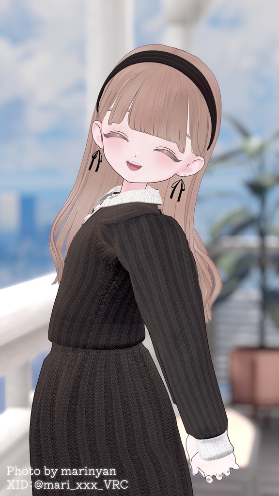 【10アバター対応】🪞MyLadyLongHair🪞【VRC想定Hair】