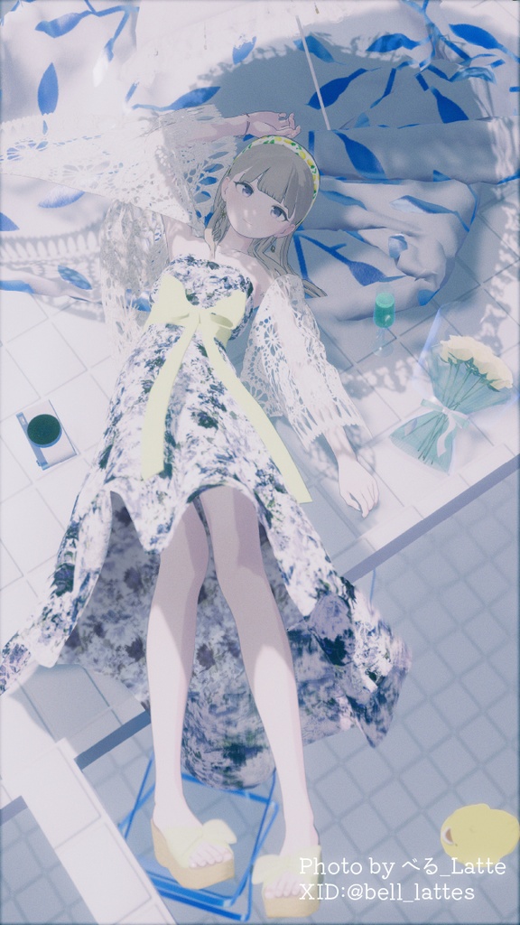 【10アバター対応】🪞MyLadyLongHair🪞【VRC想定Hair】