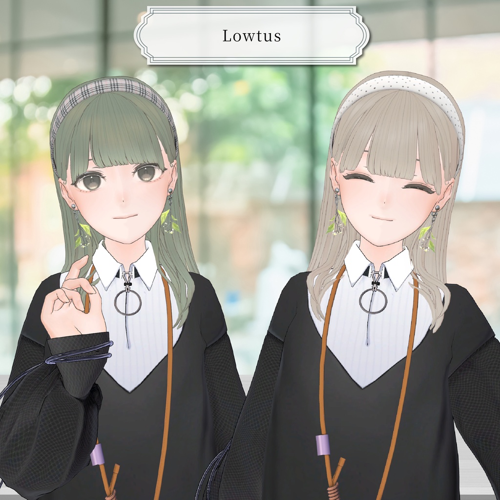 【10アバター対応】🪞MyLadyLongHair🪞【VRC想定Hair】