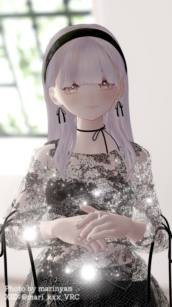 【10アバター対応】🪞MyLadyLongHair🪞【VRC想定Hair】