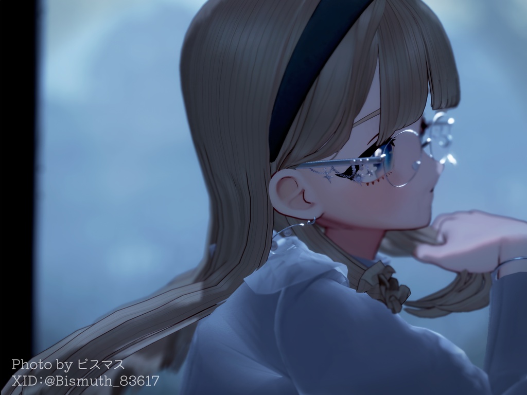 【10アバター対応】🪞MyLadyLongHair🪞【VRC想定Hair】
