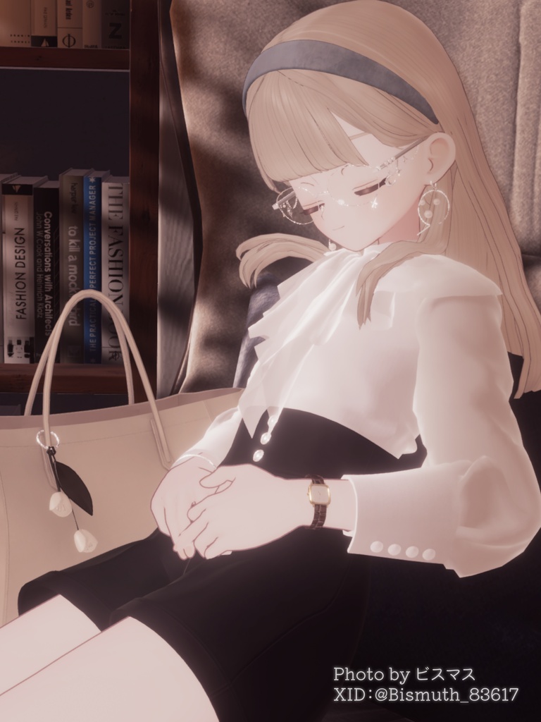 【10アバター対応】🪞MyLadyLongHair🪞【VRC想定Hair】