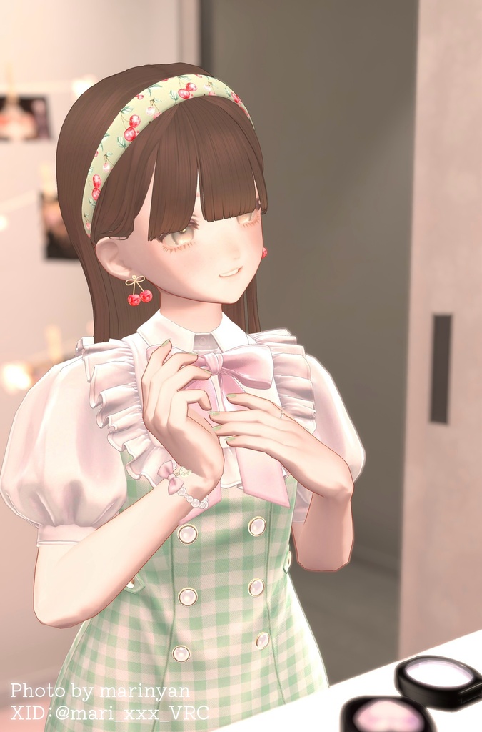 【10アバター対応】🪞MyLadyLongHair🪞【VRC想定Hair】