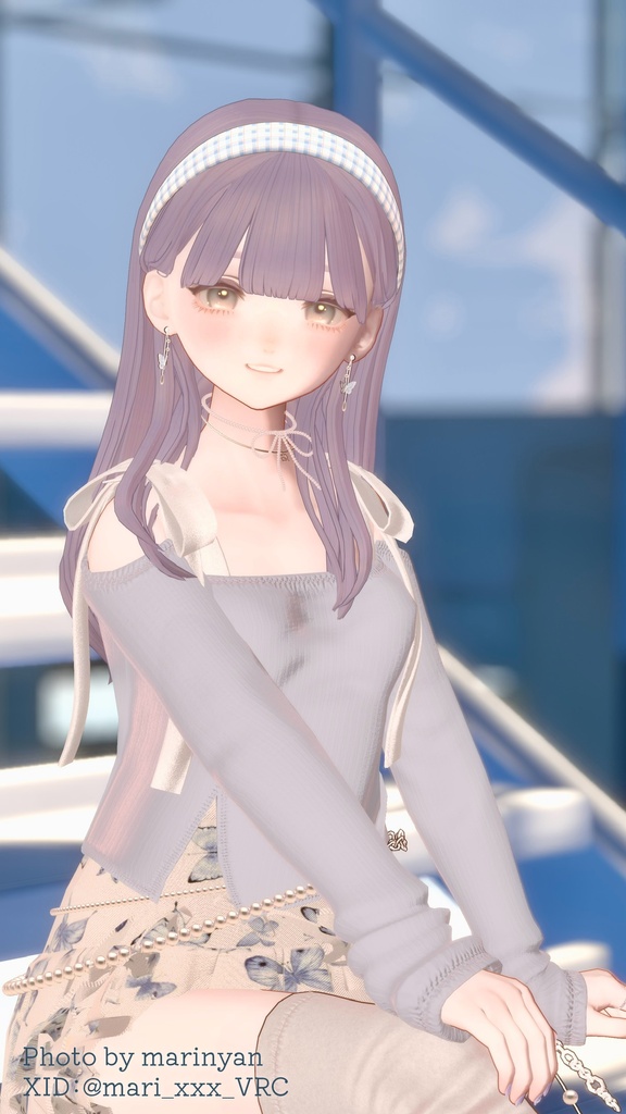 【10アバター対応】🪞MyLadyLongHair🪞【VRC想定Hair】