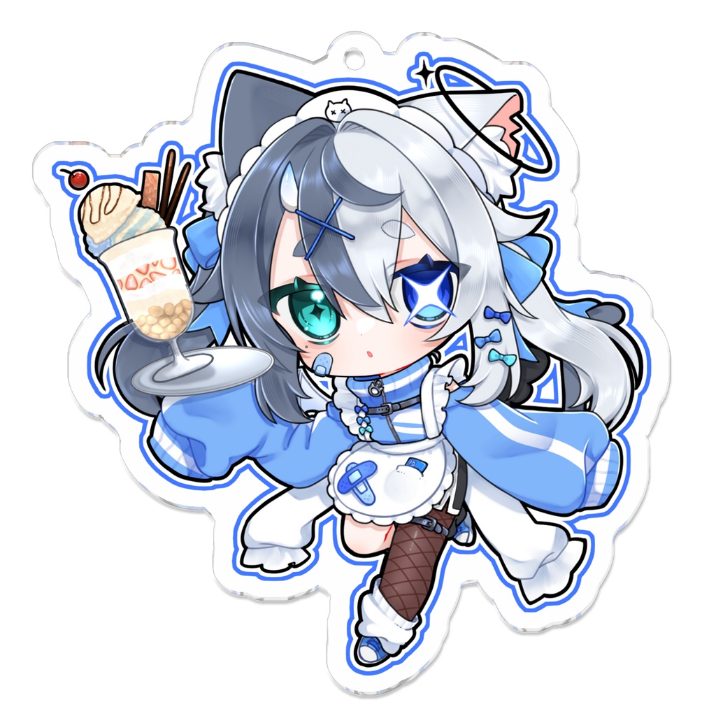 猫田える　ジャージメイドアクキー