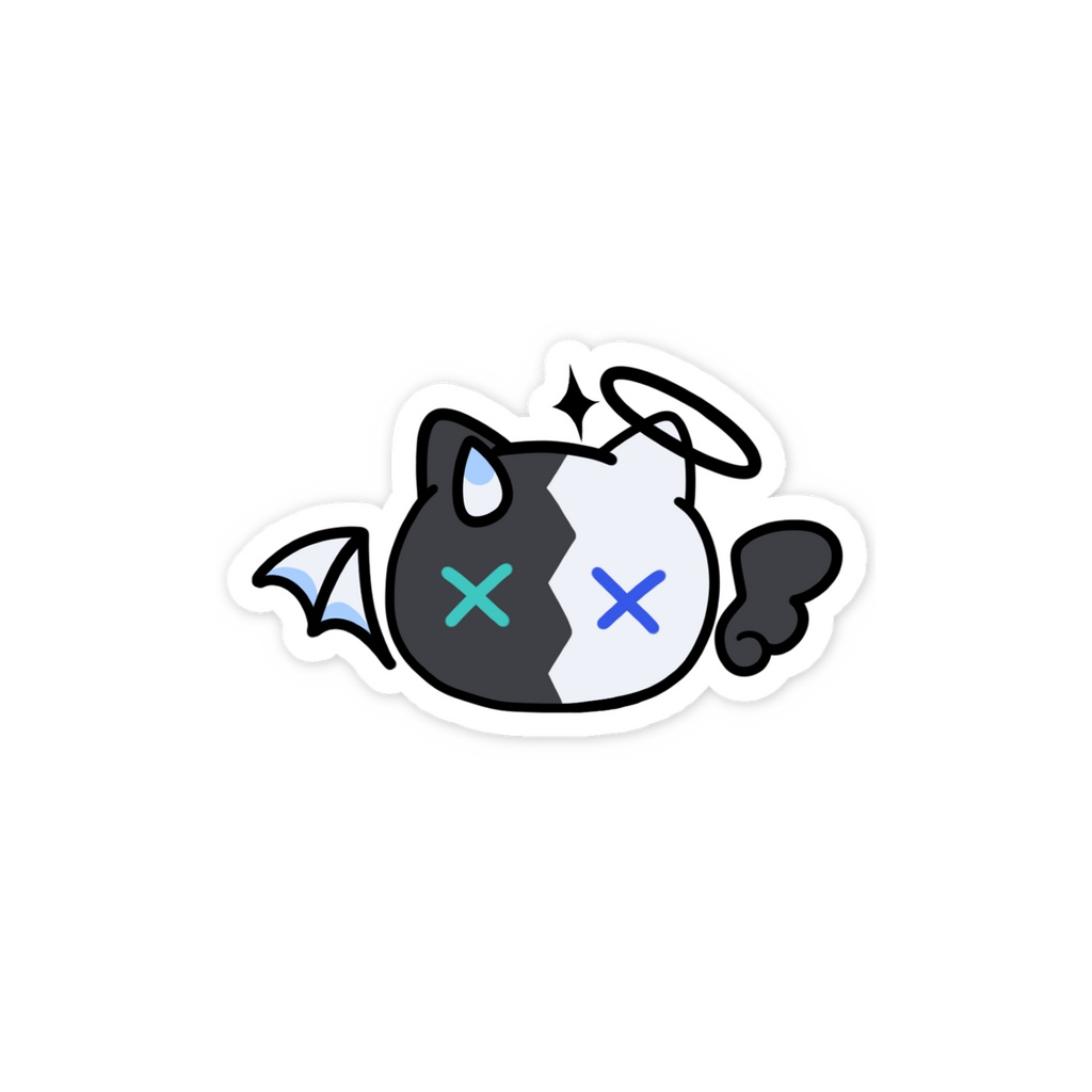 猫田える ステッカー