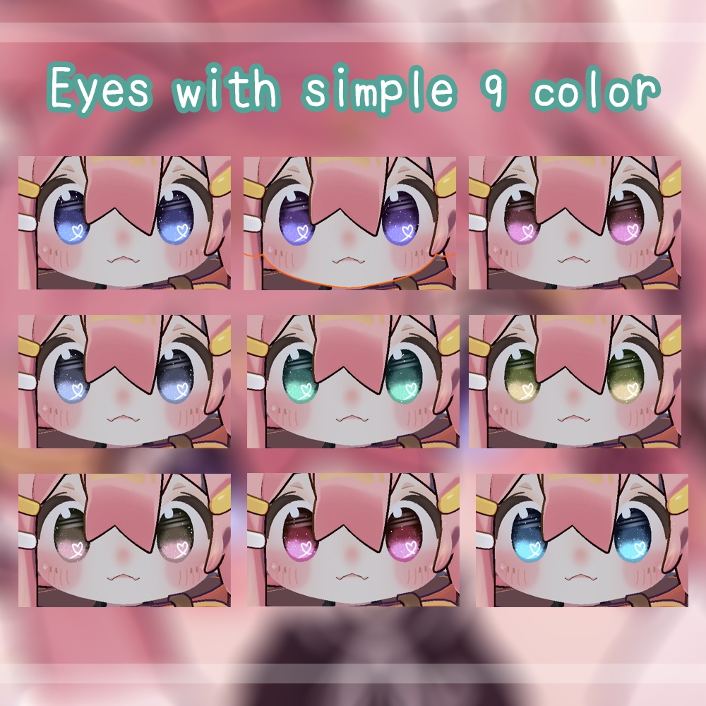 ☆【まめひなた】PAW PAW Heart Eyes & Make-up Texture