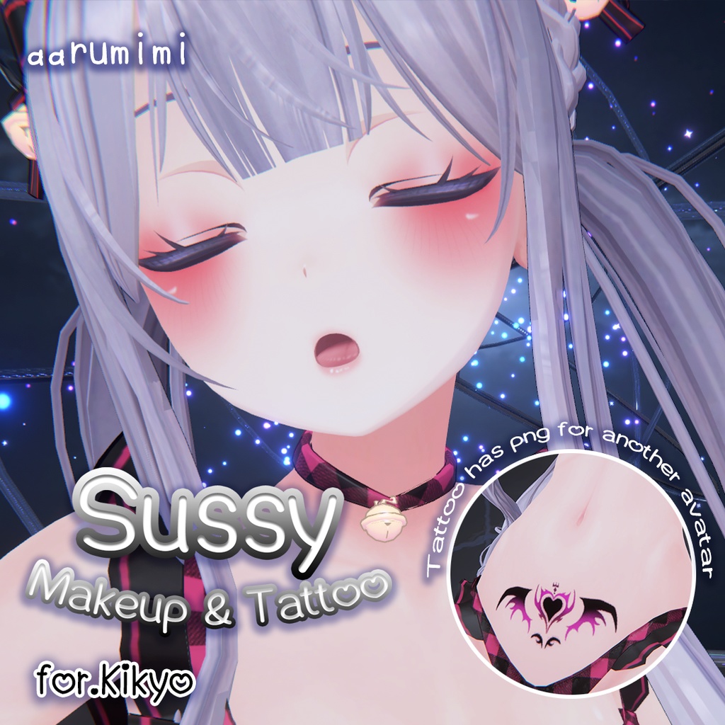 ☆【桔梗 Kikyo】Sussy Makeup & Tattoo