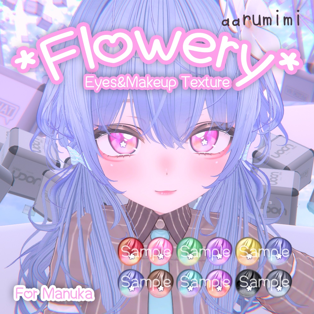 ☆【マヌカ Manuka】Flowery Eyes & Makeup Texture
