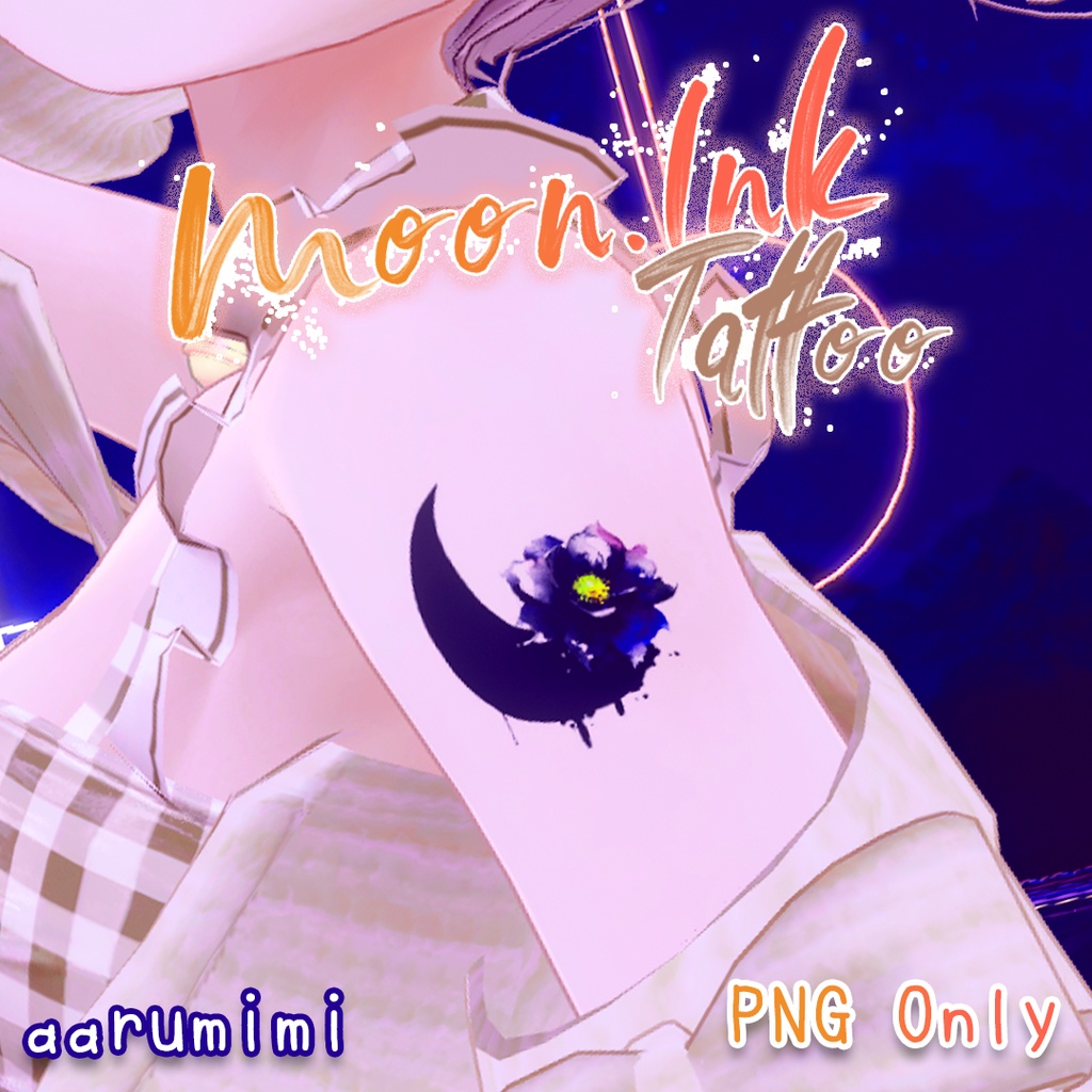 ☆【入れ墨 PNG Only】Moon.Ink Tattoo