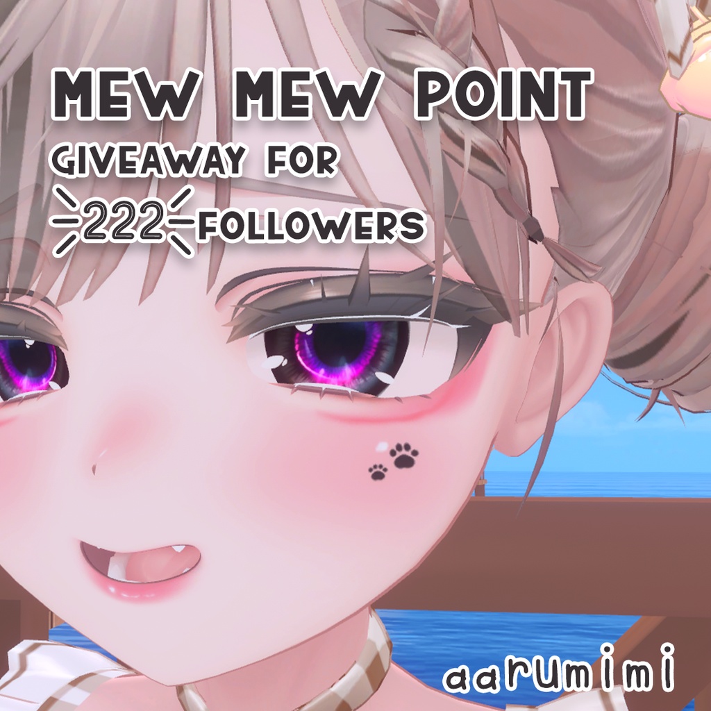 ☆【FREE入れ墨 PNG Only】Mew Mew Point