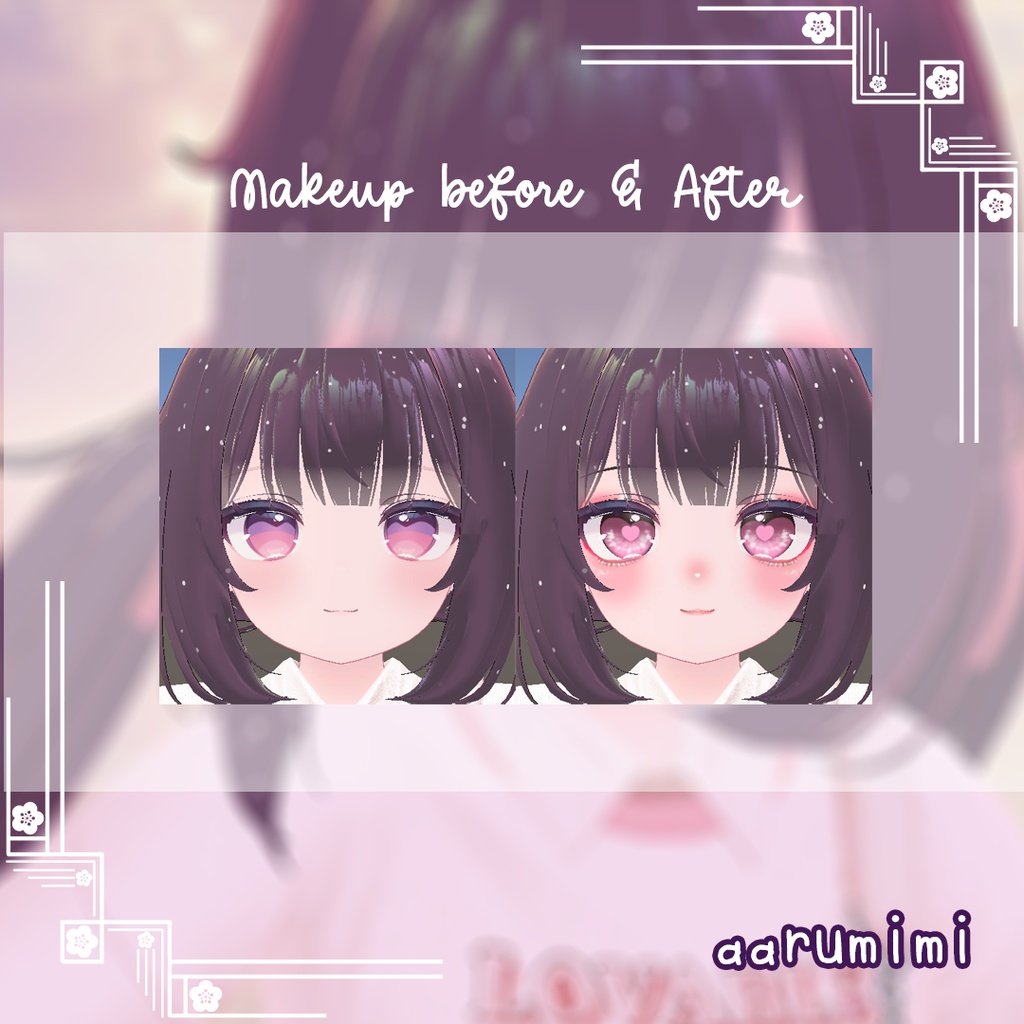 ☆【シフォン Chiffon】Chuchu Heart Eyes & Makeup Texture