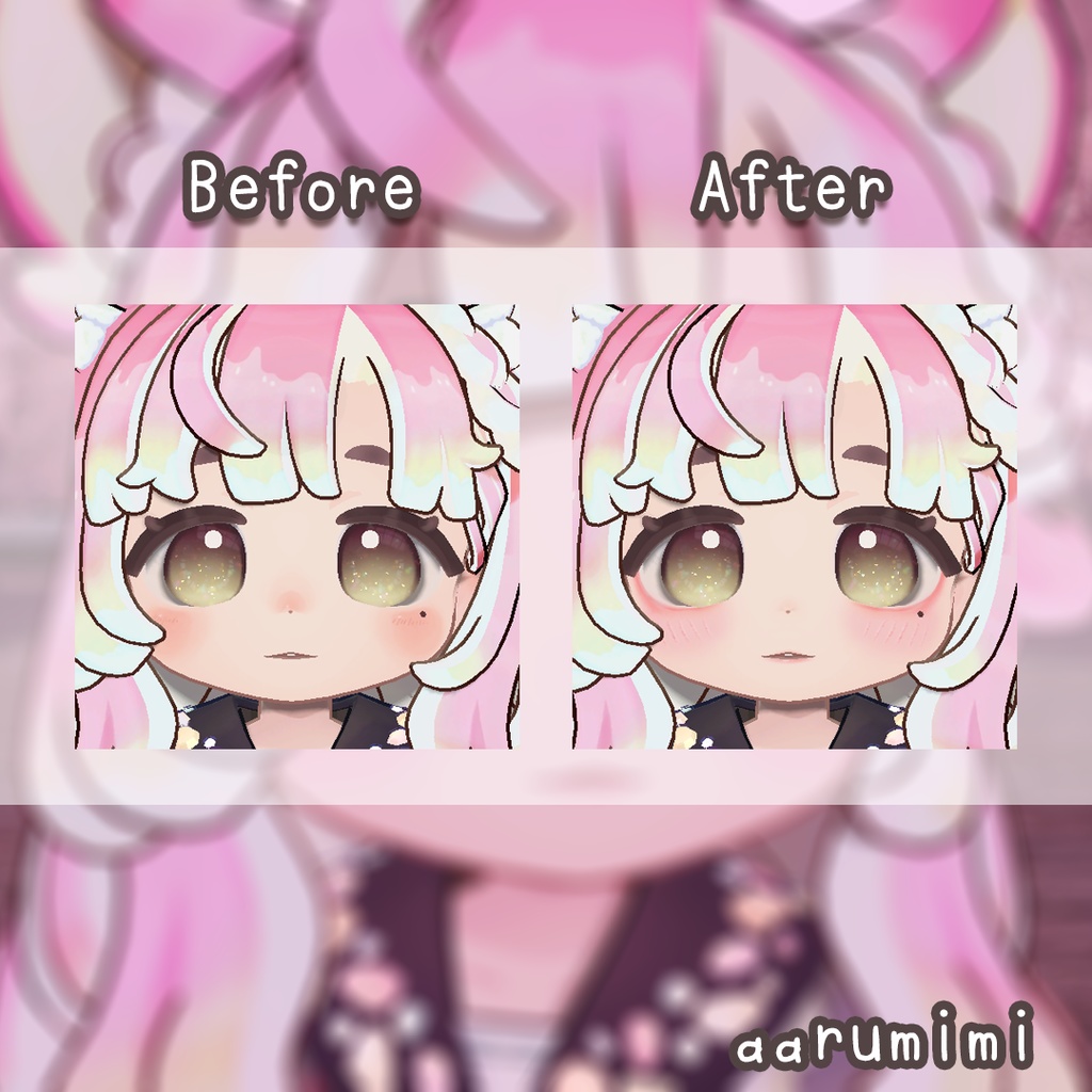 ☆【みつまめ Mitsumame】Comfy Eyes & Makeup Texture #aarumimi
