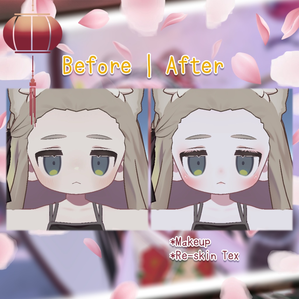 ☆【キプフェル Kipfel】Botan Makeup & re-skin Texture #aarumimi