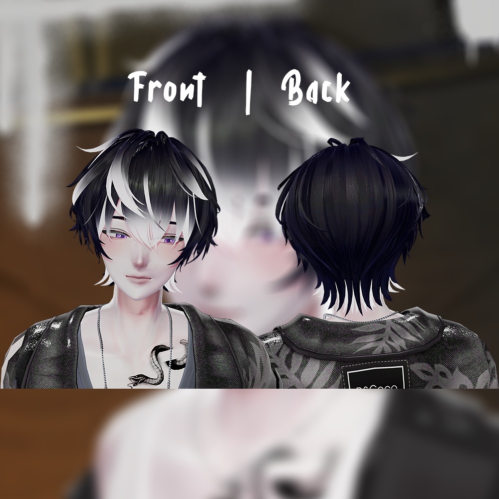 ☆【ノンシャランHair,Nonchalant Hair】Gradient Mask Texture #aarumimi
