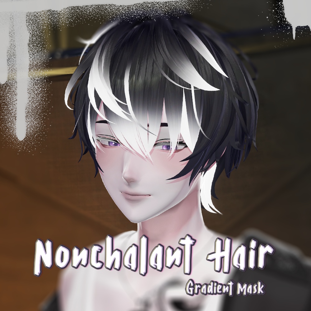 ☆【ノンシャランHair,Nonchalant Hair】Gradient Mask Texture #aarumimi
