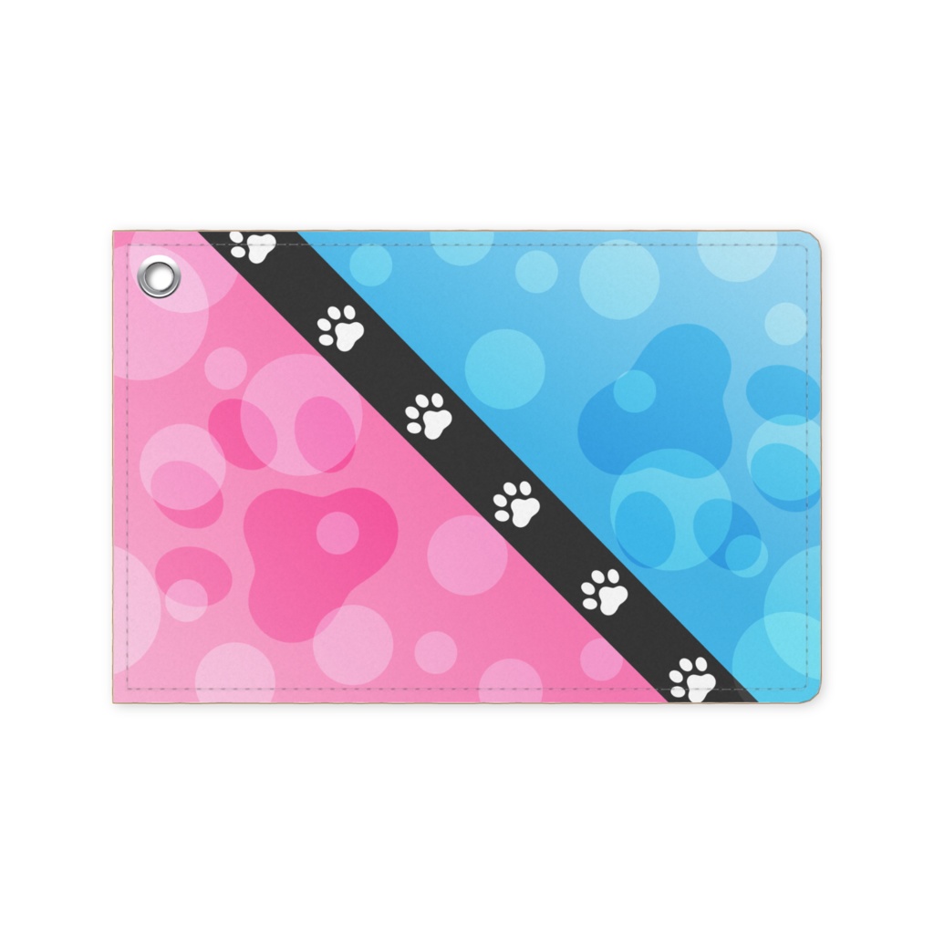 ツートンカラーパスケース