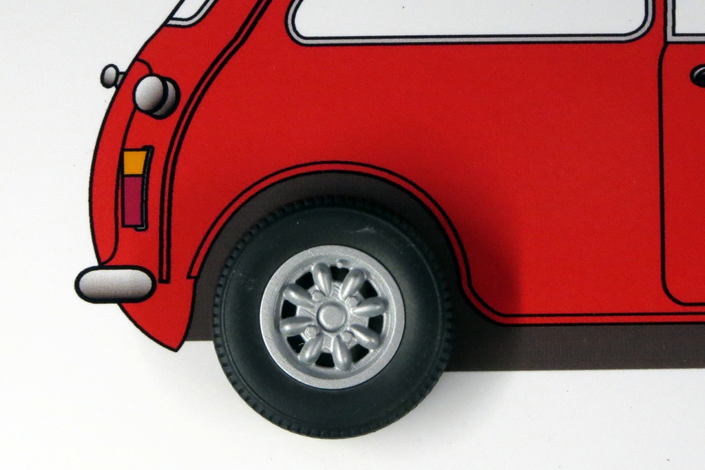 1/24 ハセガワ製ミニ用10inアルミホイール