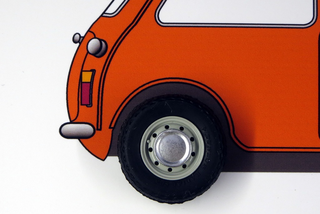 1/24 タミヤ製ミニ用10inスチールホイール