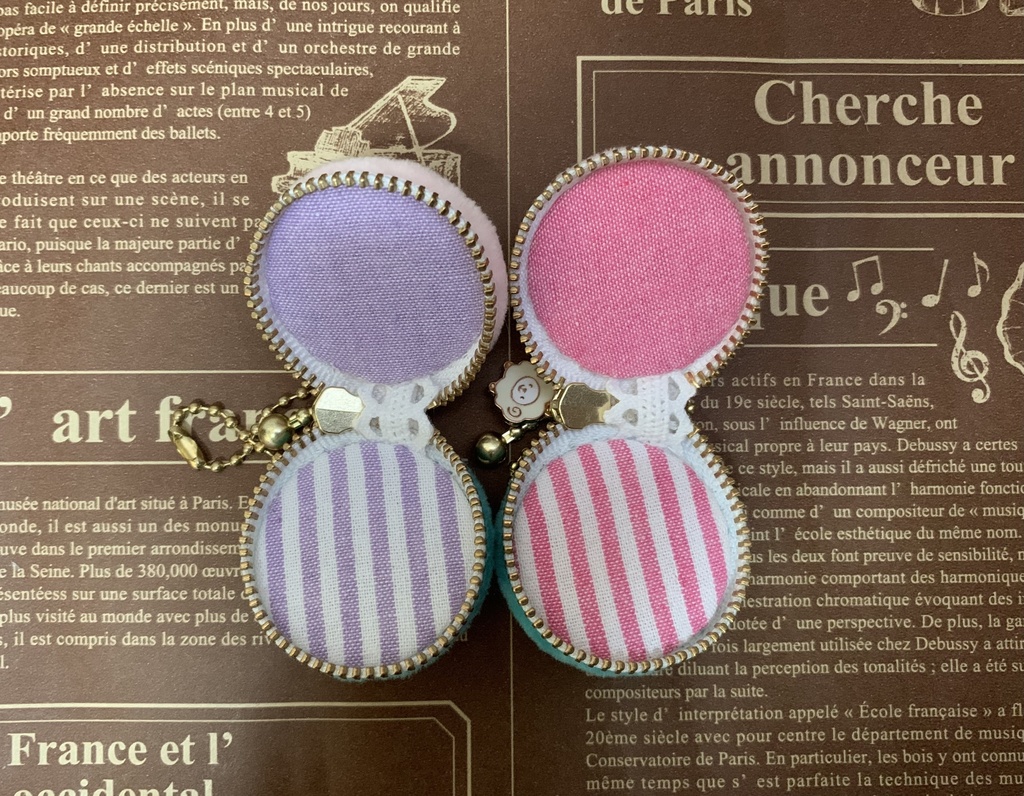 ゆめマカロンポーチ