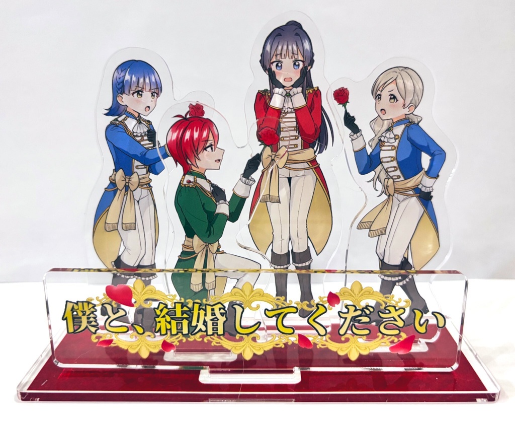 10thLIVE Act-2Hi Parade d'amour プロポーズの亡霊アクリルジオラマ + イラストカードセット